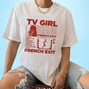 90s Vtg style TV Girl, TV Girl French Exit Tee, TV Girl Artist Shirt